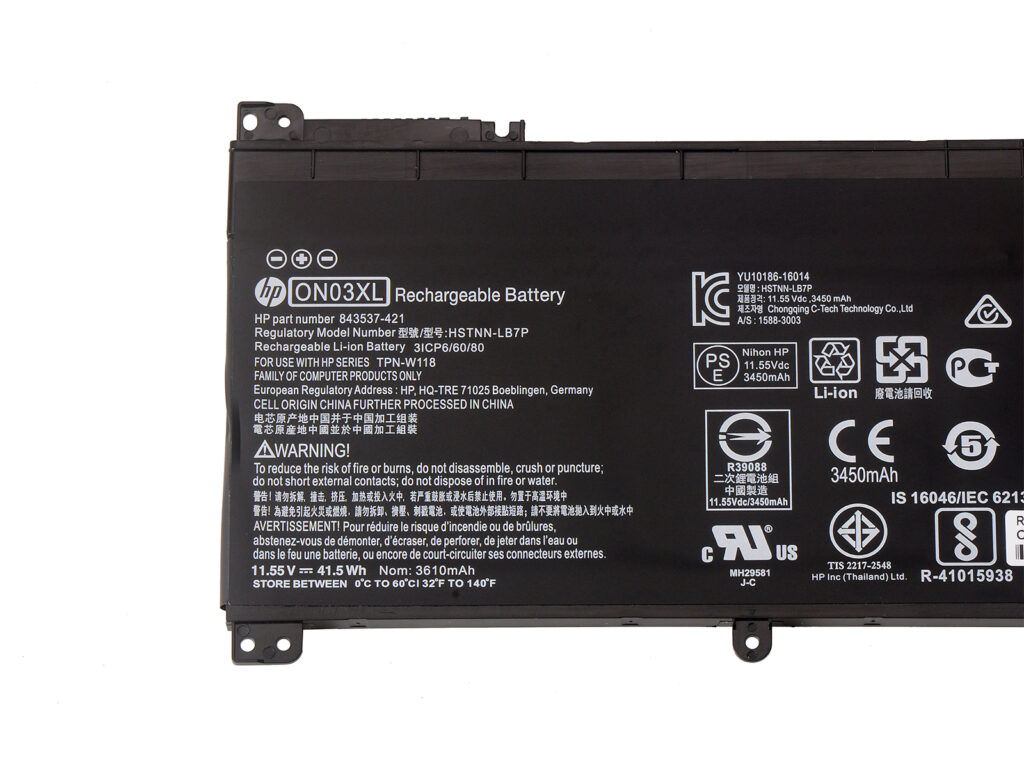 HP-ON03XL-11.55V-41.5Wh-Battery