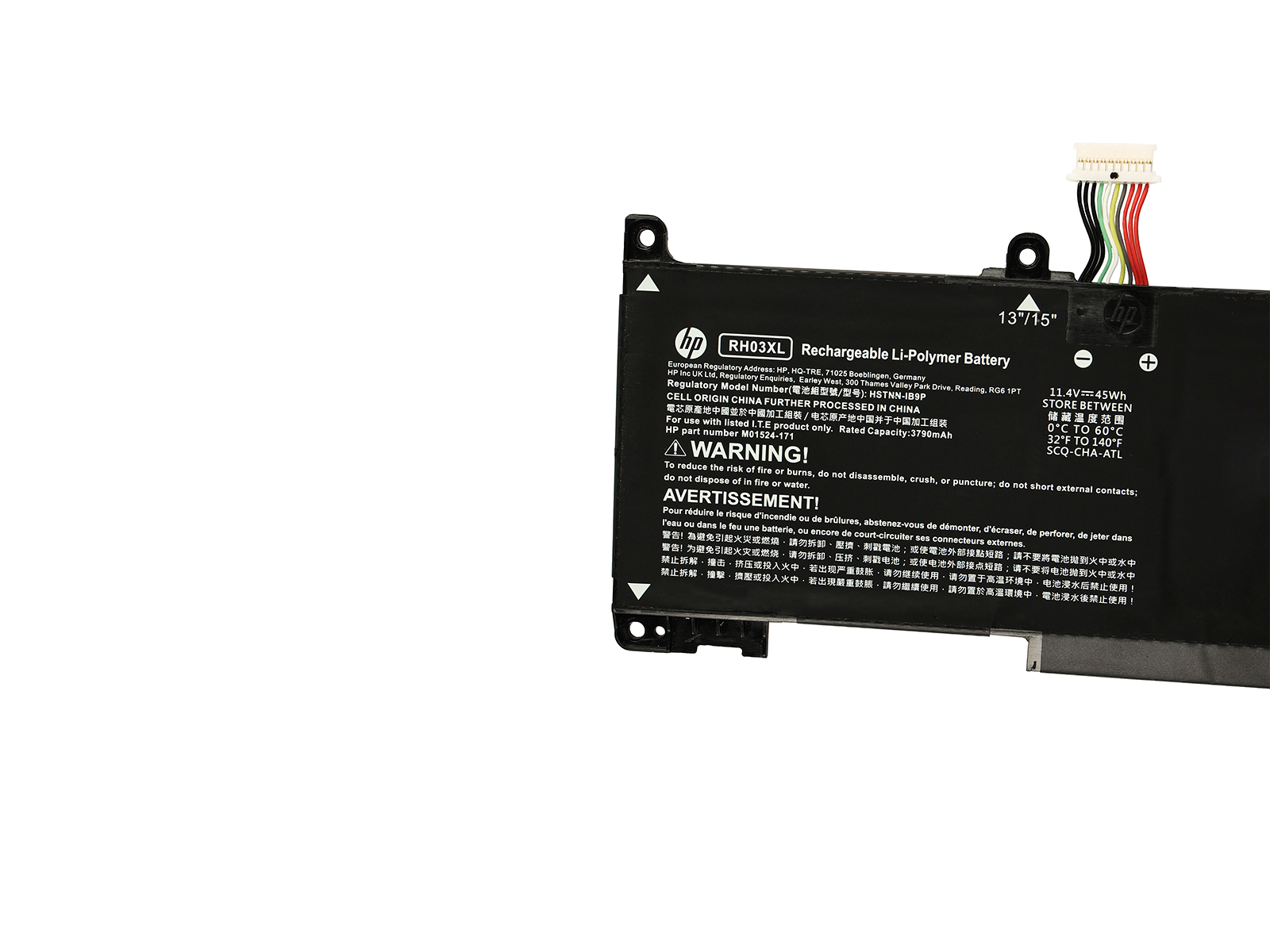 HP-RH03XL-11.4V-45Wh-Battery