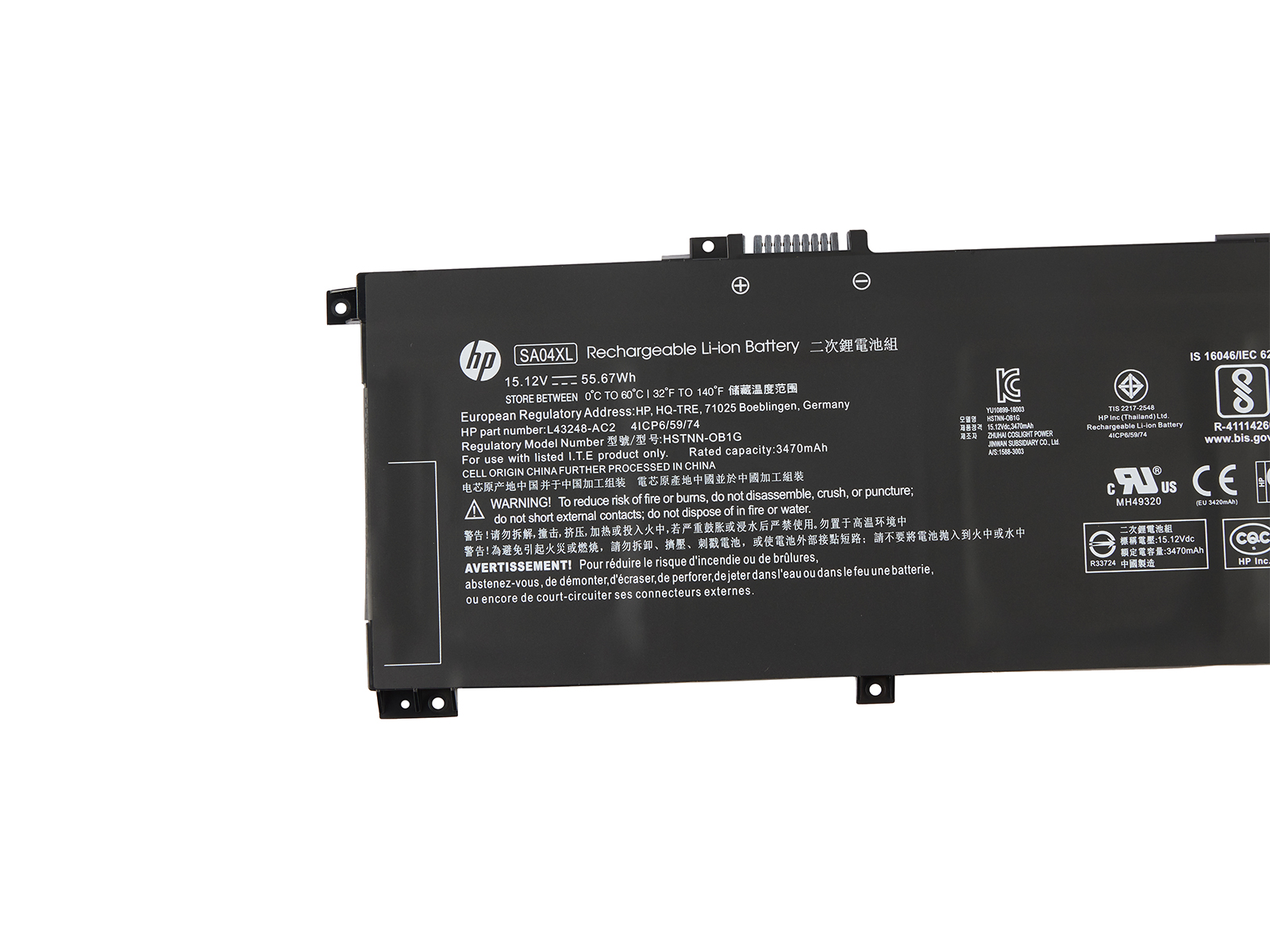 HP-SA04XL-15.12V-55.67WH-Battery