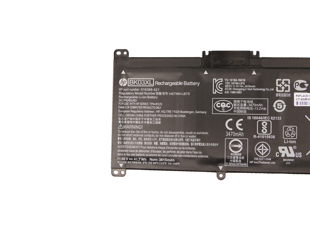 HP-BK03XL-11.55V-41.7WH-Battery